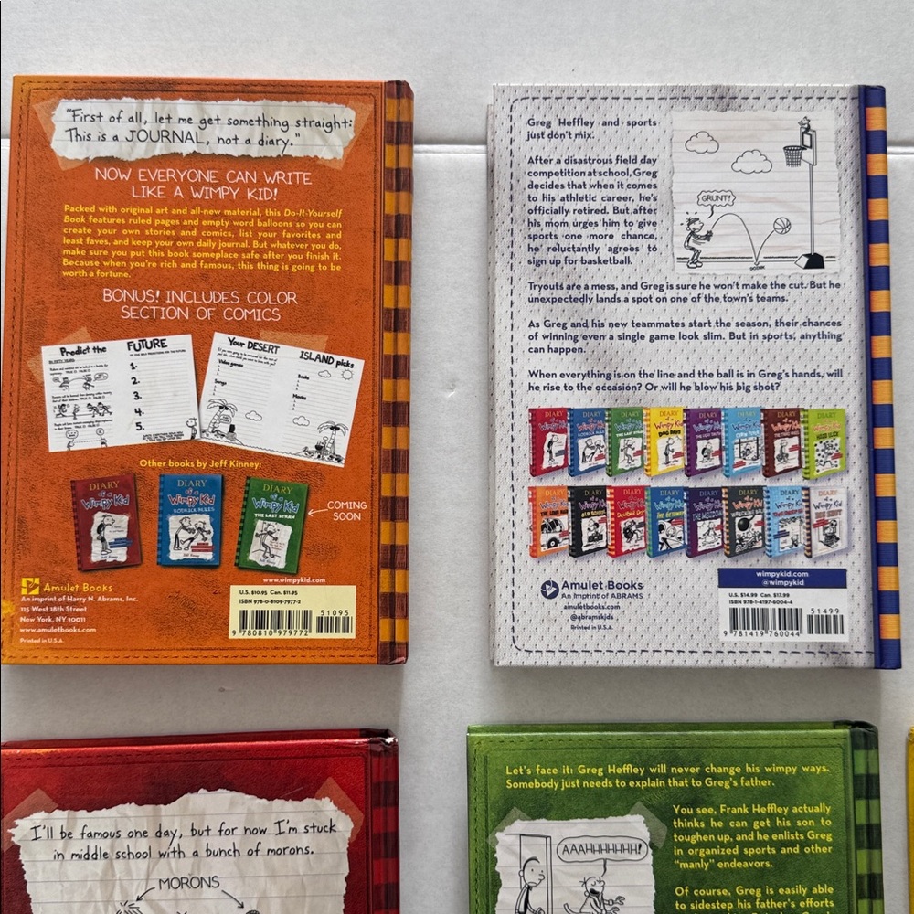 Diary of a Wimpy Kid Book Set/ Bundle of 7 Books/ Hardcover Kids Reading - Picture 9 of 13